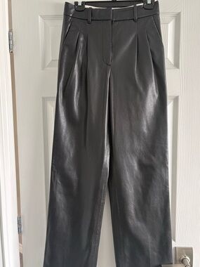Wilfred Black Effortless Faux Leather Pants